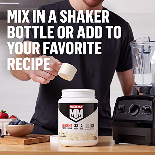 Muscle Milk Genuine Protein Powder, Vanilla Creme, 32g Protein, 5 Pound, 32 Servings Muscle MilkBuy Supplements Australia