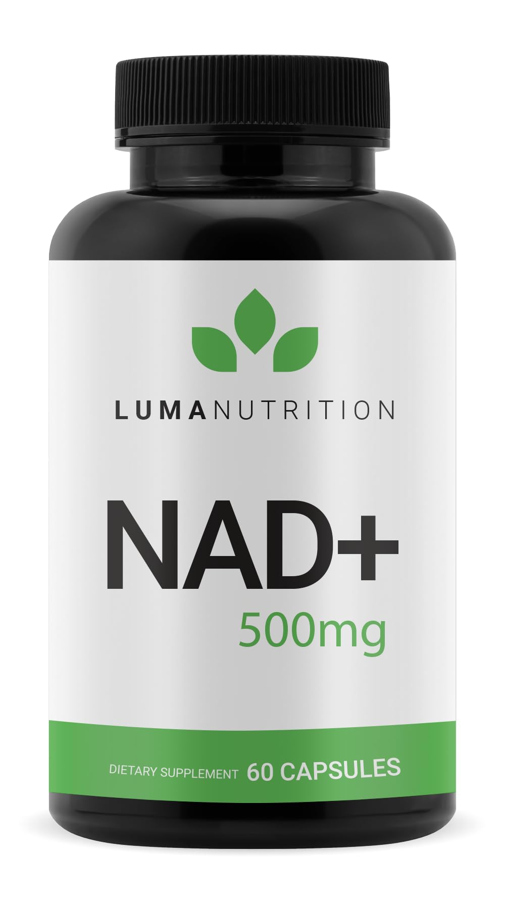 Luma Nutrition NAD+ supplement bottle on a white background