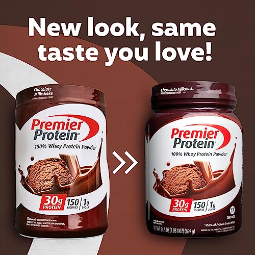Premier Protein Powder, Chocolate Milkshake, 30g Protein, 1g Sugar, 100% Whey Protein Premier ProteinBuy Supplements Australia