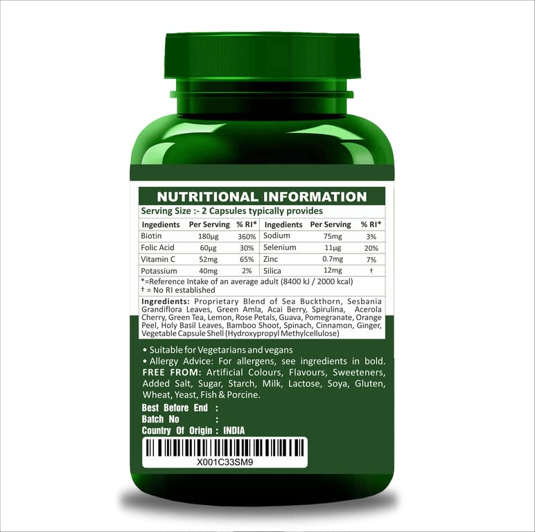 Herbal Magic's Pure & Natural Blend - Collagen Builder Capsules x 60 - Made from 17 Fruits Herbal MagicBuy Supplements Australia