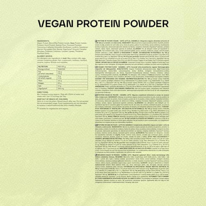 Bulk Vegan Protein Powder, Caramel Latte Flavour, 500 g, New & Improved Formula, 14 Servings BulkBuy Supplements Australia