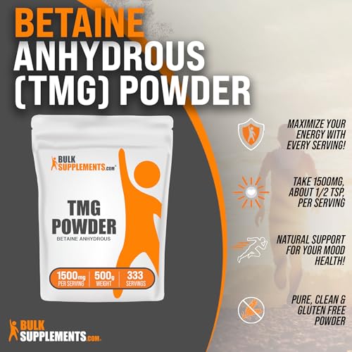 BULKSUPPLEMENTS.COM Betaine Anhydrous Powder - Trimethylglyine, TMG Supplements BULKSUPPLEMENTS.COMBuy Supplements Australia