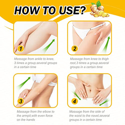 2PCS VOGSIG Ginger Slimming Cream - Anti Cellulite, Fat Burning, Tightening & Moisturizin VOGSIGBuy Supplements Australia
