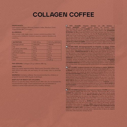 Bulk Collagen Coffee, High Protein, Black, 500 g BulkBuy Supplements Australia