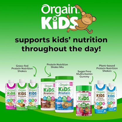Orgain Organic Kids Nutritional Protein Shake, Chocolate - Kids Snacks with 8g Dairy OrgainBuy Supplements Australia