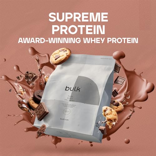 Bulk Pure Whey Protein Powder Shake, Chocolate Cookies, 500 g, Packaging May Vary BulkBuy Supplements Australia