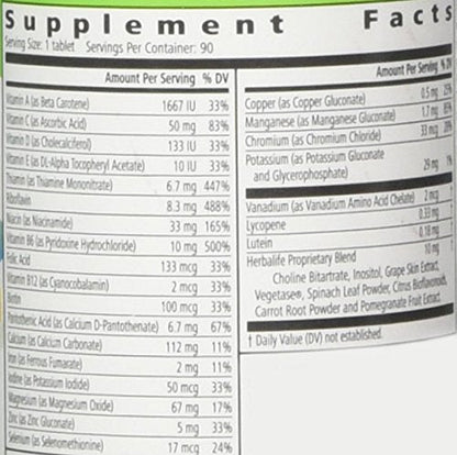Herbal Life Formula 2 Multivitamin complex, 90 tablets HerbalifeBuy Supplements Australia