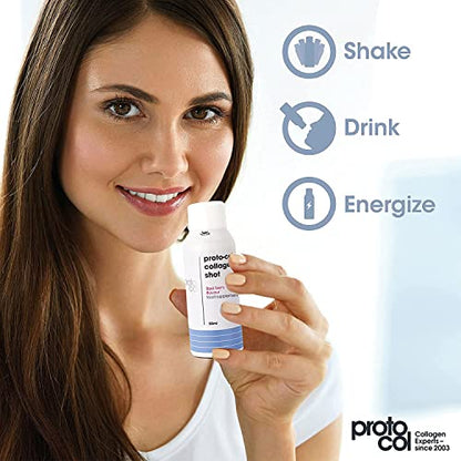 Proto-col, Women’s Liquid Collagen Drink, 10 Shots of Type 1 and 3 Collagen for Body Proto-ColBuy Supplements Australia