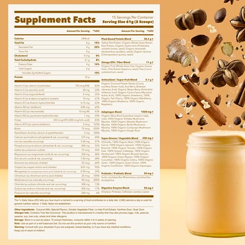 Ka’Chava All-In-One Nutrition Shake Blend, Chai, 85+ Superfoods, Nutrients & Plant-Based Ka'ChavaBuy Supplements Australia