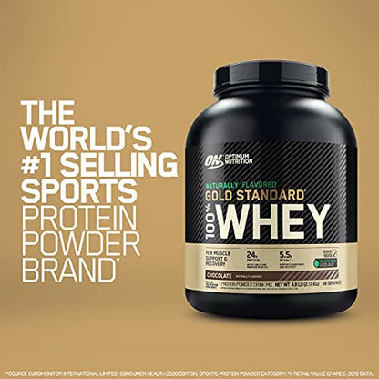 Optimum Nutrition Gold Standard 100% Whey Protein Powder, Naturally Flavored Strawberry Optimum NutritionBuy Supplements Australia