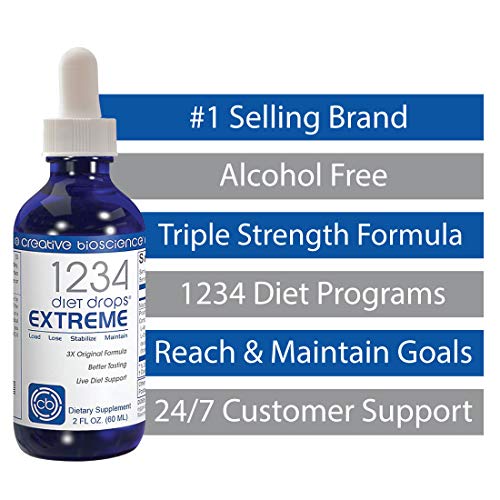Creative Bioscience 1234 Diet Drops Extreme for Women & Men, Diet Drops for Weight Creative BioscienceBuy Supplements Australia