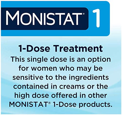 Monistat 1-Day Yeast Infection Treatment, Prefilled Applicator, 1 ea MonistatBuy Supplements Australia