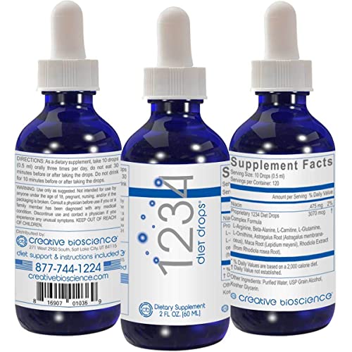 Creative Bioscience 1234 Diet Drops for Women & Men - Diet Drops for Weight Management Creative BioscienceBuy Supplements Australia