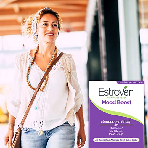 Estroven Mood Boost for Menopause Relief, Helps Reduce Hot Flashes & Night Sweats, Helps Manage Mood Swings, 30 Count EstrovenBuy Supplements Australia