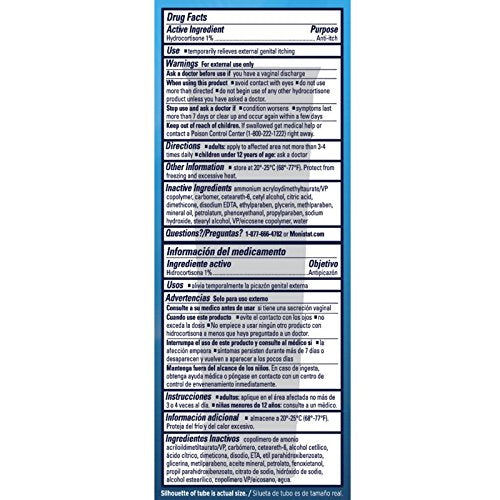 Monistat Comp Care Itch C Size 1z Monistat Complete Care Itch Cream 1z MonistatBuy Supplements Australia