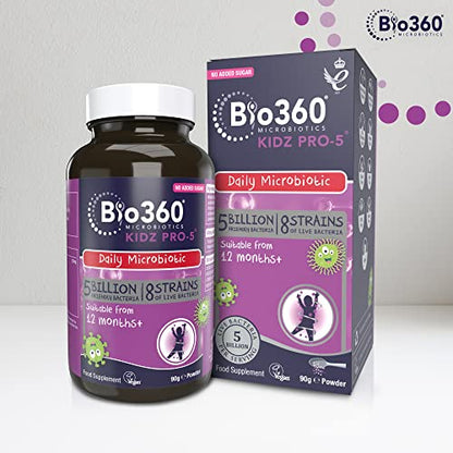 Natures Aid Bio360 Kidz Pro-5 (5 Billion Bacteria) from Natures Aid, Children's Microbiotic natures aidBuy Supplements Australia