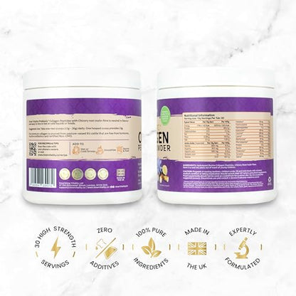 Prebiotic Collagen Powder - 390g Hydrolysed Bovine Collagen Peptides with Prebiotics for Gut Health & Skin Inner VitalityBuy Supplements Australia