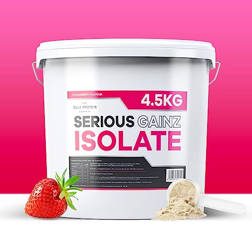 The Bulk Protein Company, Serious Gainz Isolate – 4.5kg – Whey Protein Powder The Bulk Protein CompanyBuy Supplements Australia
