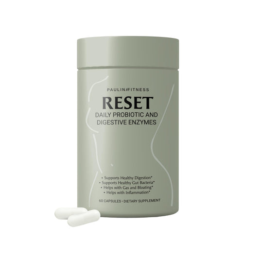 Reset Daily Probiotic + Prebiotic Plant Digestive Enzymes – Advanced Gut Reset for Women