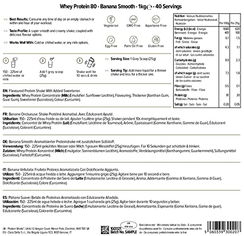 Protein Works - Whey Protein 80 Powder | Low Calorie Protein Shake | Whey Protein Shake Protein WorksBuy Supplements Australia
