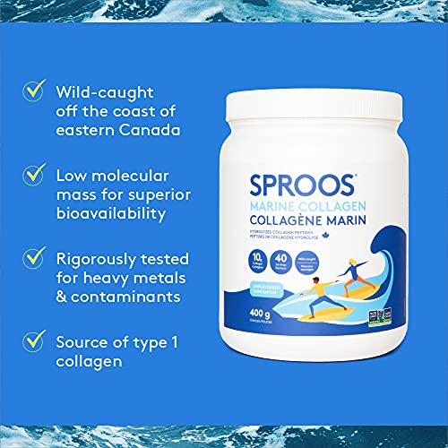 SPROOS - Marine Collagen - Beverage Powder - Hydrolised Collagen Peptides SPROOSBuy Supplements Australia