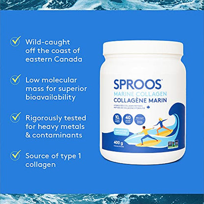 SPROOS - Marine Collagen - Beverage Powder - Hydrolised Collagen Peptides SPROOSBuy Supplements Australia