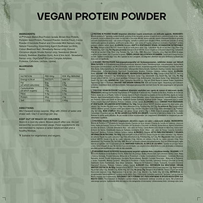 Bulk Vegan Protein Powder, Chocolate Mint, 2.5 kg, Packaging May Vary BulkBuy Supplements Australia