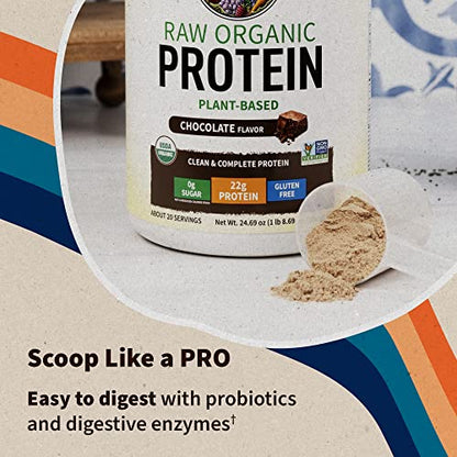 Garden of Life Vegan Protein Powder - 22g Raw Plant Protein, BCAAs, Probiotics Garden of LifeBuy Supplements Australia