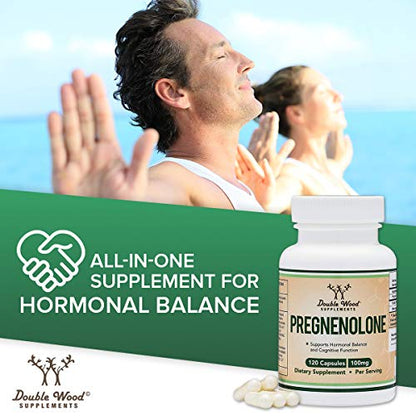 Pregnenolone 100mg per Serving (Converted to Progesterone to Boost Progesterone Double Wood SupplementsBuy Supplements Australia
