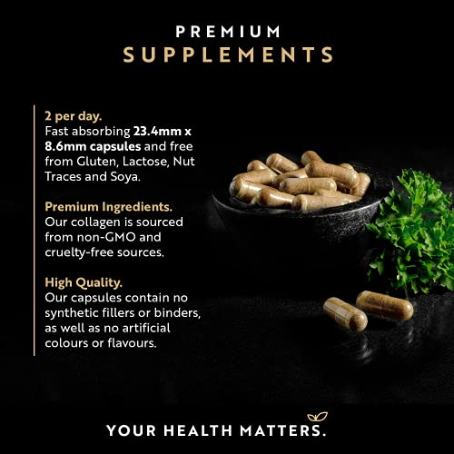 Premium Multi Collagen Protein Capsules with Type I, II, III - Includes Hydrolysed Grass NutravitaBuy Supplements Australia