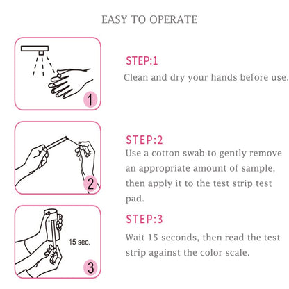 Colilove Vaginal Health PH Test Strips (50cnt) Feminine Vaginal PH Balance Test Strips Monitor ColiloveBuy Supplements Australia