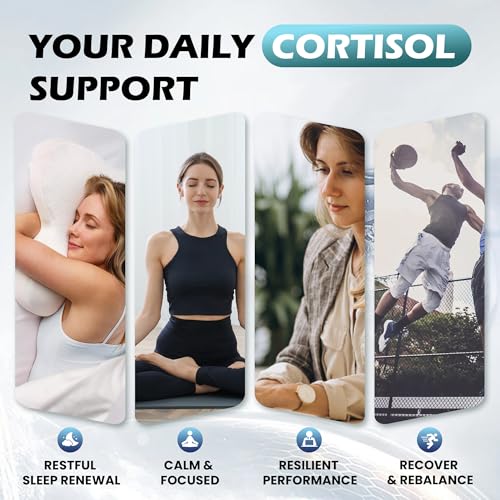 Cortisol Supplements for Women & Men, 18 in 1 Stress & Mood Support Drops with Magnesium 480mg, GABA, Ashwagandha, L-Theanine & Phosphatidylserine, for Relaxation & Sleep, Lemon Raspberry Flavor 60mL RylaxedBuy Supplements Australia