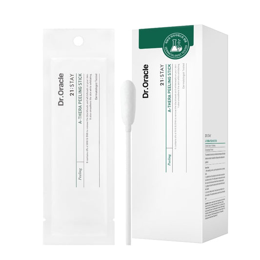 DR.ORACLE 21 Stay A-Thera Peeling Stick for Sensitive Skin - AHA, BHA, Tea Tree Oil, Exfoliating Swabs for Blackheads, Whiteheads, Enlarged Pores, Korean Skincare, Dermatologist Tested, 1Pack of 10ea DR.ORACLE buy supplements Au