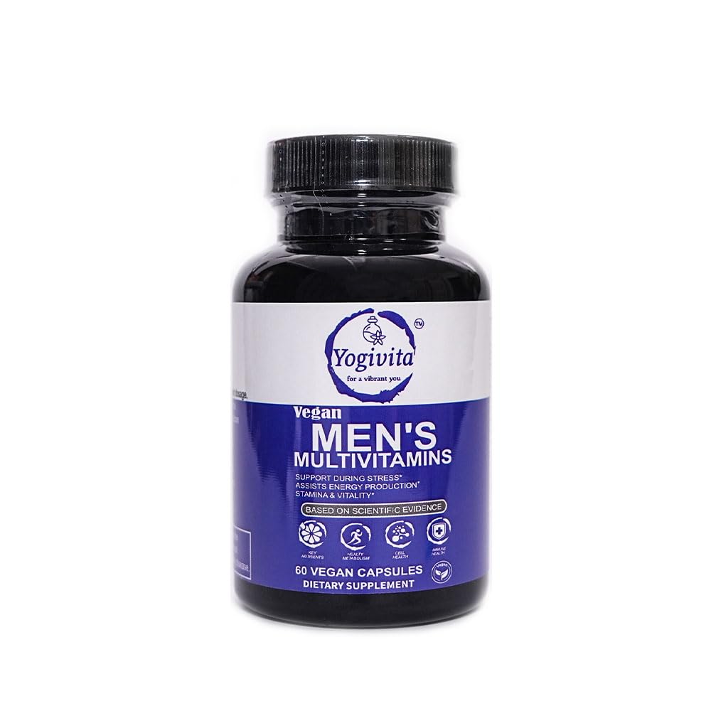 Yogivita Men’s Multivitamin – Complete Wellness, Energy & Immunity Support – Vegan, Gluten-Free, 60 Capsules YogivitaBuy Supplements Australia
