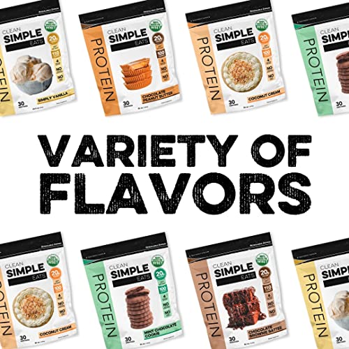 Clean Simple Eats Chocolate Brownie Batter Whey Protein Powder, Natural Sweetened Clean Simple EatsBuy Supplements Australia