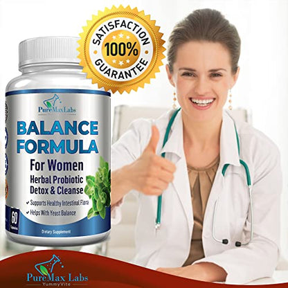 YUMMYVITE Balance Complex for Women - for Vaginal Health, Herbal Detox & Cleanse YUMMYVITEBuy Supplements Australia
