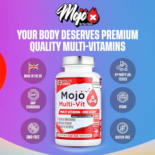 𝗠𝗢𝗝𝗢™ 𝗠𝘂𝗹𝘁𝗶-𝗩𝗜𝗧 - 𝟭𝟮𝟬𝘅 '𝗢𝗻𝗲 𝗮 𝗗𝗮𝘆' 𝗠𝘂𝗹𝘁𝗶-𝗩𝗶𝘁𝗮𝗺𝗶𝗻 & Minerals for Women Men - Enhance MojoBuy Supplements Australia