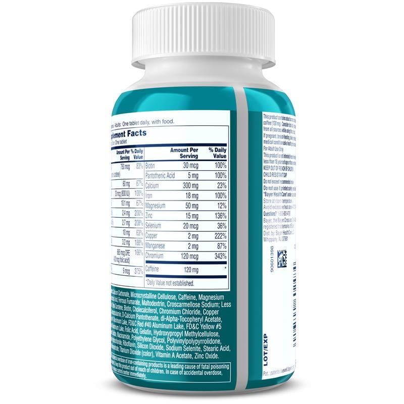 One A Day Women's Active Metabolism Daily Essential, Multivitamin for Women, Metabolism Support, Vitamins for Women with All 8 B-Vitamins, Vitamin D, Magnesium & More,120 Count ONE A DAYBuy Supplements Australia
