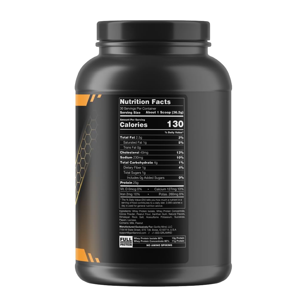 Gorilla Mode Premium Whey Protein - Chocolate Peanut Butter / 25 Grams of Whey Gorilla MindBuy Supplements Australia