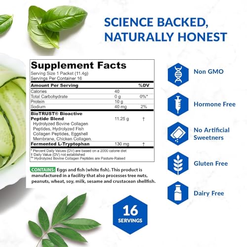 BioTrust Ageless Multi Collagen Peptides Powder – Types I, II, III, V, X – Unflavored Collagen BioTrustBuy Supplements Australia