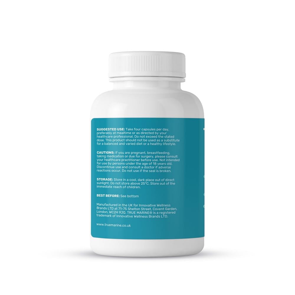 TRUE MARINE Collagen Capsules - 2,400mg of Marine Collagen with Hyaluronic Acid & Vitamin C - Skin, Hair, Nails & Joint Support TRUE MARINEBuy Supplements Australia