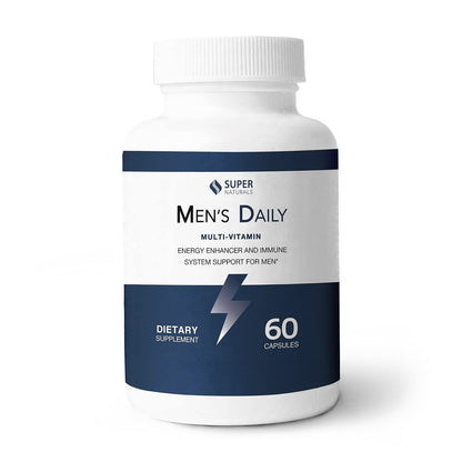 Super Naturals Men's Daily Multivitamin Energy Enhancer and Immune System Support for Men (60 Capsules, 30 Day Supply) JLM NUTRITIONALSBuy Supplements Australia