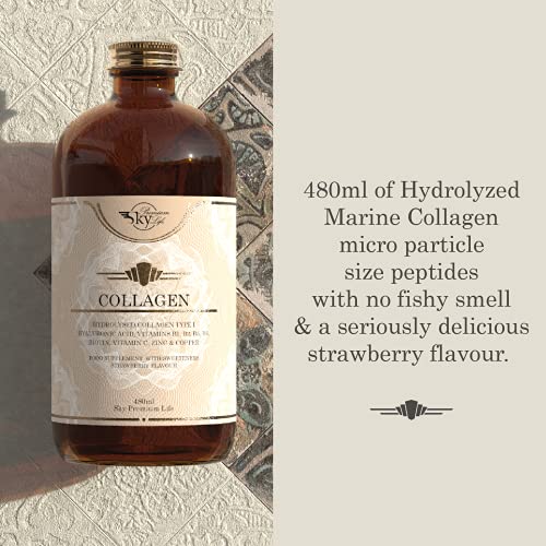 Sky Premium Life Hydrolysed Collagen Type I Food Supplement - Strawberry Taste Sky Premium LifeBuy Supplements Australia