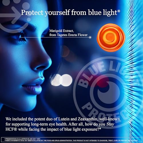 HCF A20 Microbead Brain Health Supplements for Adults for Memory, Focus, Calm, Mood, Alertness, Attention, Vision, Sleep, Immune System, 20 Premium Nootropic Nutrients Multivitamin & 7 Advances® Tech HCFBuy Supplements Australia