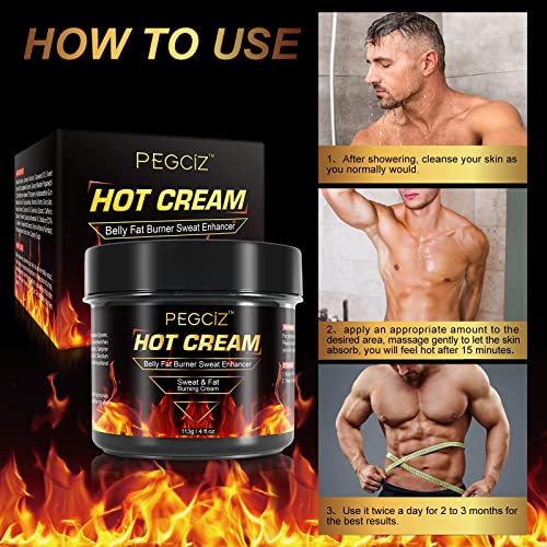 Hot Sweat Cream, Fat Burning Cream for Belly, Natural Sweat Enhancer Cream for Men McukvBuy Supplements Australia