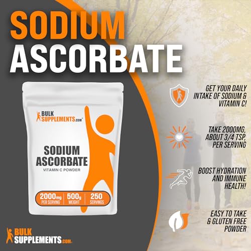 BulkSupplements.com Sodium Ascorbate Powder - Antioxidant Powder - Sodium Ascorbate BulksupplementsBuy Supplements Australia
