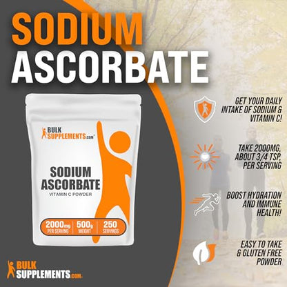 BulkSupplements.com Sodium Ascorbate Powder - Antioxidant Powder - Sodium Ascorbate BulksupplementsBuy Supplements Australia