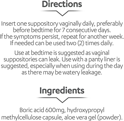 AZO Boric Acid Vaginal Suppositories (30 Count) + Complete Feminine Balance Daily Probiotics for Women AZOBuy Supplements Australia