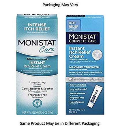 Monistat Instant Itch Relief Cream for Women, Maximum Strength Feminine Itch Care, 1 oz MonistatBuy Supplements Australia
