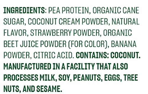 Vega Protein Made Simple Protein Powder, Strawberry Banana - Stevia Free, Vegan VegaBuy Supplements Australia